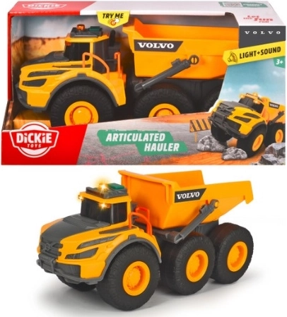 Dickie Constructor Kipper VOLVO mit Licht und Sound 23 cm