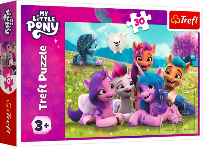 Puzzle Freundliche Ponys My Little Pony 30 Teile