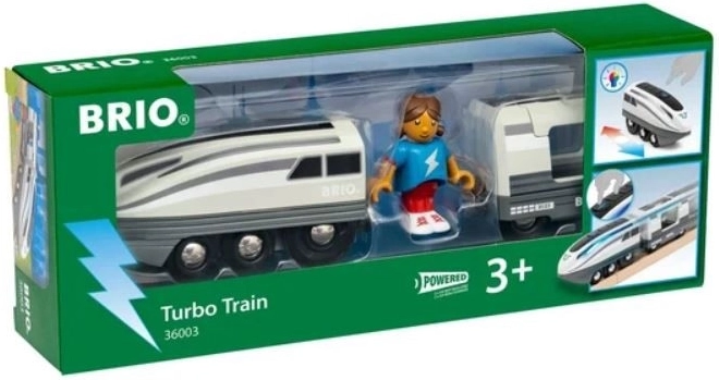Turbozug BRIO – superschnelle Lokomotive mit Waggon