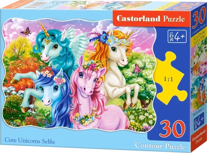 Castorland Puzzle Einhörner 30 Teile