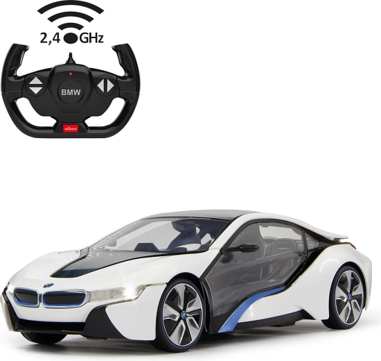RC-Auto BMW i8 weiß 1:14 mit 2,4-GHz-Fernsteuerung