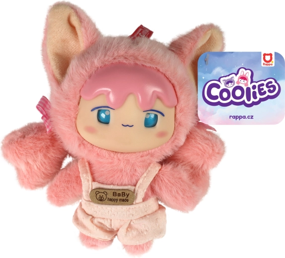 Plüschpuppe Coolies rosa 15 cm