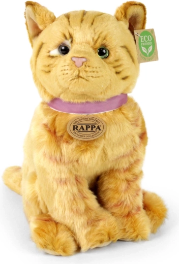 Rappa Plüschkatze braun 25 cm umweltfreundlich