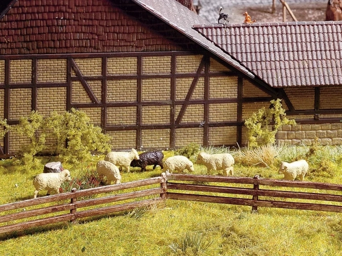 Noch Weidezaun 100 cm (13 Stk.) H0
