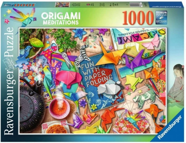 Puzzle Ravensburger Meditation mit Origami 1000 Teile