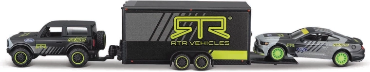 Maisto Design Team Haulers Metall-Zugfahrzeug mit Auto 1:64