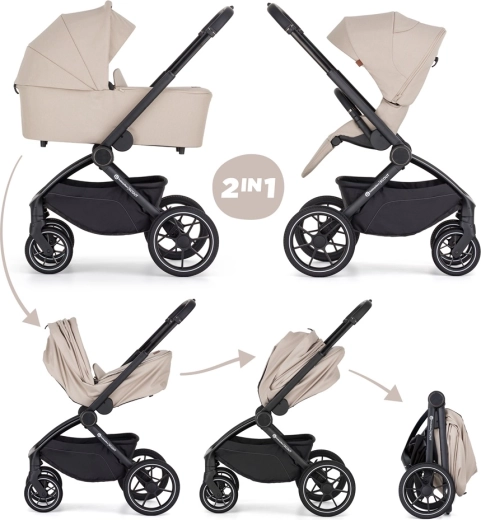 Petite&Mars Kombikinderwagen Scout 2v1 soft mousse