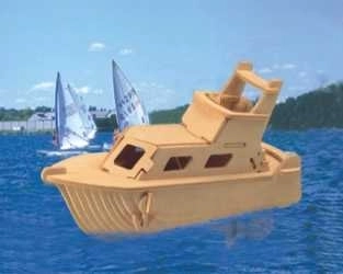 Woodcraft Holz 3D-Puzzle Yacht