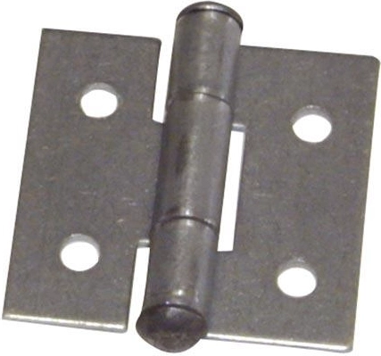 Zweiflügeliges Scharnier 80 mm, verzinkt, Polyurethan-Buchse