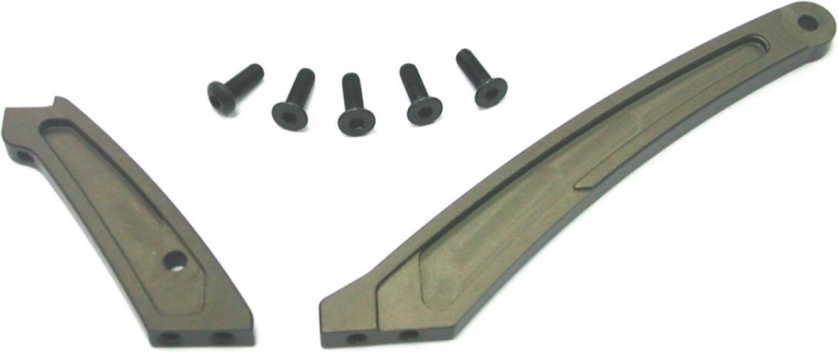 JAMARA CNC-Fahrwerksverstrebungen aus Aluminium 7075 für CRT.5 HN – 1 Stück