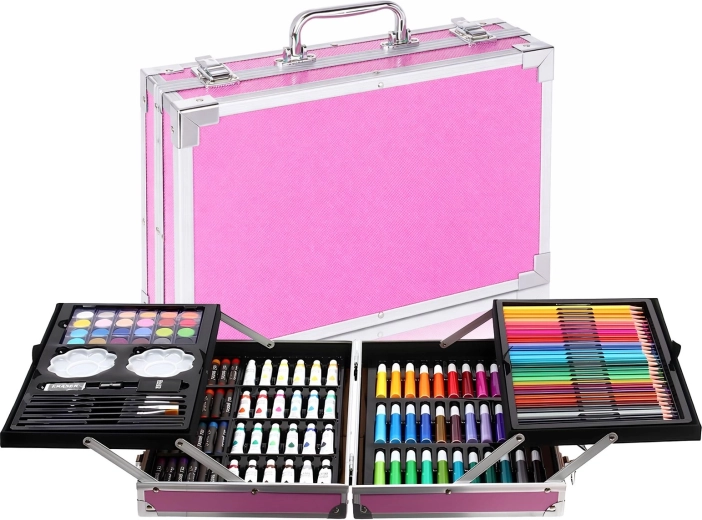 Rosa Kreativset zum Zeichnen und Malen Renew Force 145 Teile