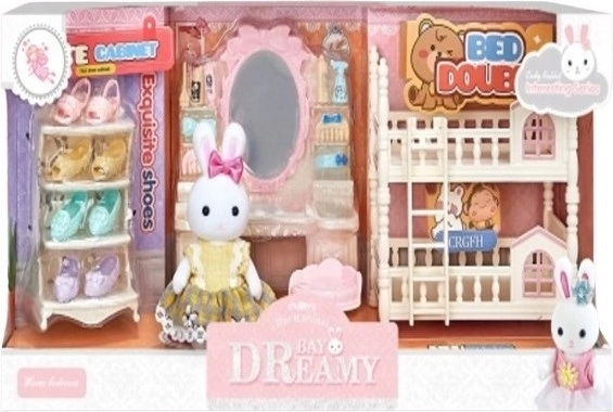 Spielset Häschen im Schlafzimmer - 1 Stück