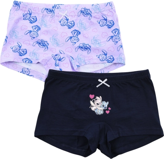 Mädchen-Boxershorts Lilo & Stitch, 2er-Set