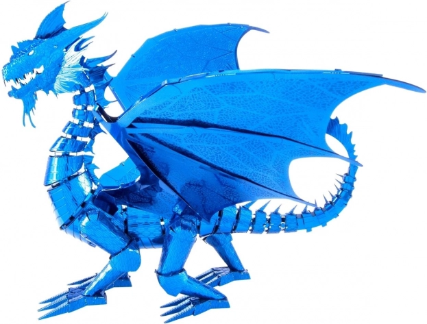 3D-Puzzle Blauer Drache Metal Earth