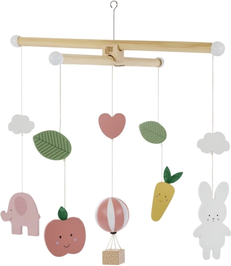 Jabadabado Holz-Mobile fürs Babybett Häschen – 1 Stück