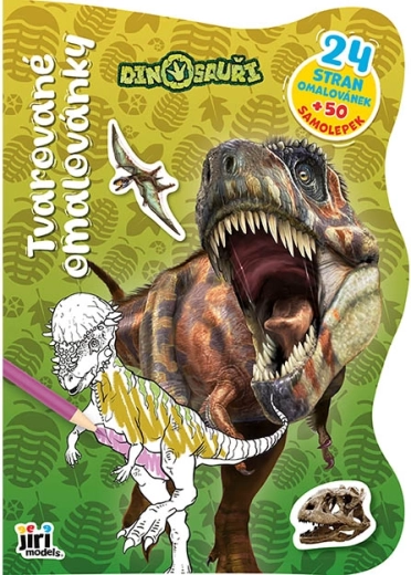 Stanz-Bilderbuch zum Ausmalen Dinosaurier – 1 Stück