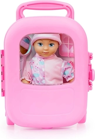 Bayer Baby-Puppe 28 cm mit Reisekoffer und Zubehör