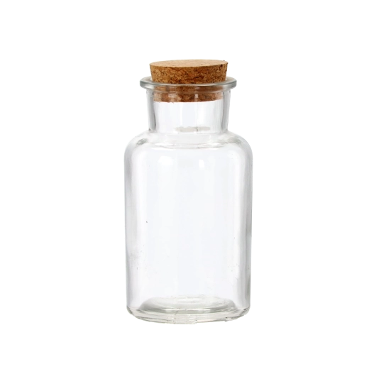 Glasflasche 250 ml mit Korken