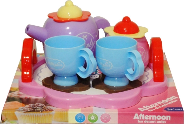 Buntes Kunststoff-Teeset für Kinder