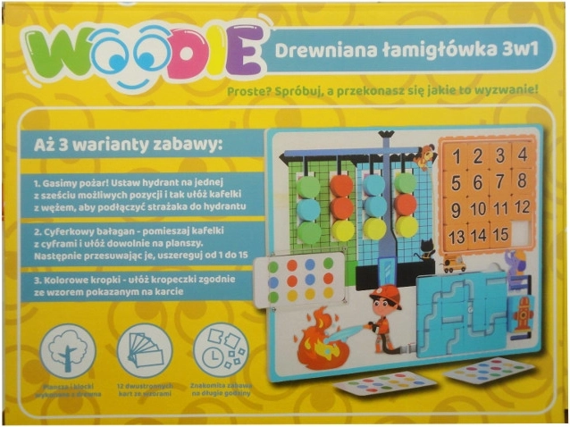 Holz-Logikspiel 3-in-1 Woodie
