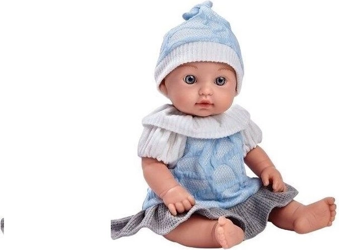 Gummibaby in Kleidung 30 cm