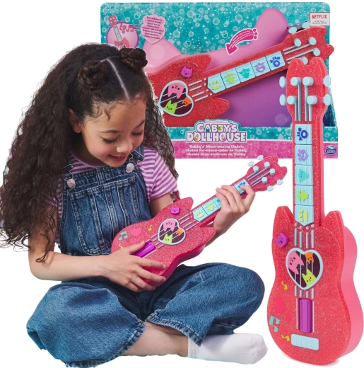 Spin Master Gabby's Dollhouse Kätzchen-Ukulele mit Melodien
