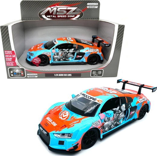 Metallmodell Audi R8 LMS mit Licht und Sound im Maßstab 1:24