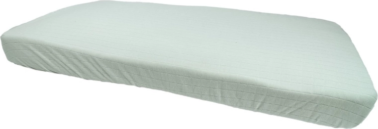 Lodger Slumber Solid Spannbettlaken für die Wiege 40 × 80 cm Peppermint