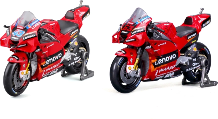 Maisto Metallmodell Motorrad Ducati Lenovo Team 2022 1:18
