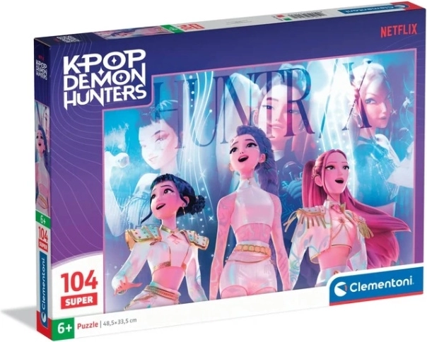 Clementoni Puzzle Super K‑Pop Demon Hunters, 104 Teile
