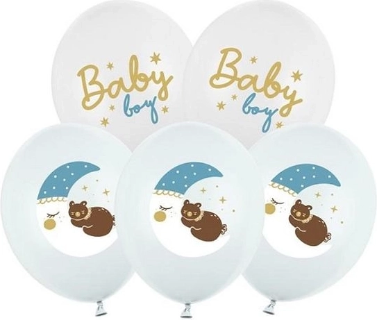 Ballons Baby boy Mix 30 cm (6 Stk.)