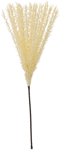 Dekoratives Gras 85 cm weiß (12 Stk.)