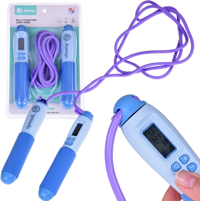 Digitales Springseil mit Zähler, verstellbare Länge 215 cm