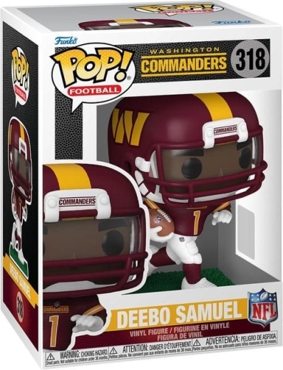 Funko Pop! Football NFL Deebo Samuel – Washington Commanders #318 - 1 Stück