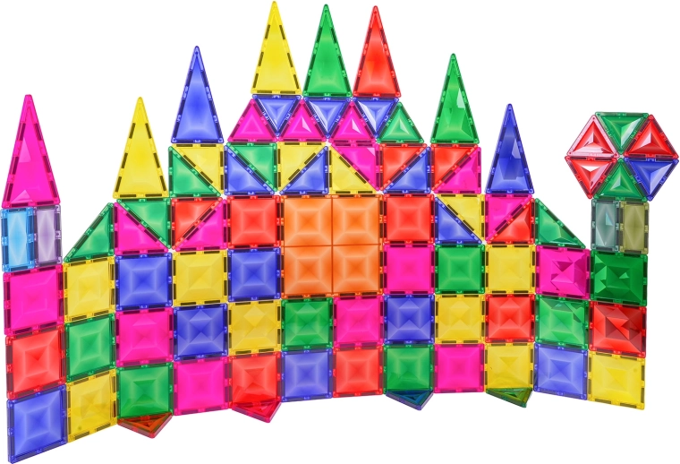 Magnetische 3D-Bausteine, 93 Teile