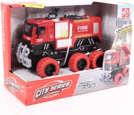 6-rädriges Feuerwehrauto mit Licht und Sound