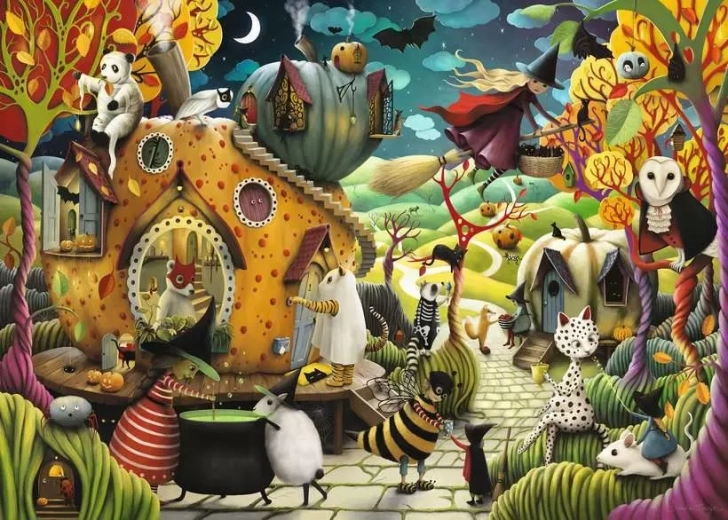 Ravensburger Puzzle „Fröhliches Halloween“ (1000 Teile)