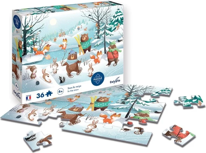 Sentosphere Puzzle im Schnee 36 Teile