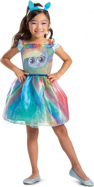 Kostüm My Little Pony - Rainbow Dash für Kinder 4-6 Jahre