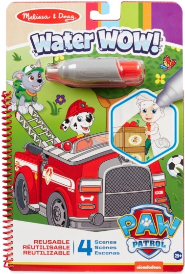 Magisches Malen mit Wasser PAW Patrol – Malbuch mit Wasserstift, 19 × 28 cm, 4 Seiten