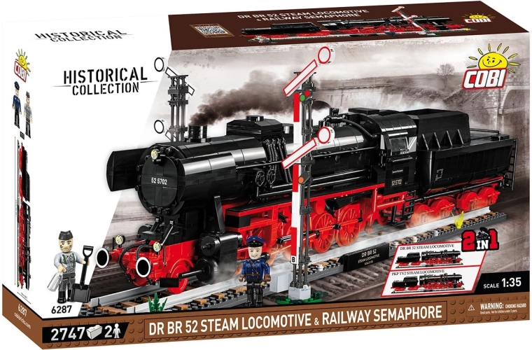 COBI DR BR 52 Dampflokomotive und Signal 2-in-1 1:35
