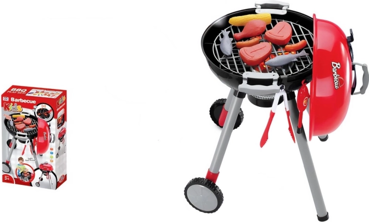 Kindergrill mit Batteriebetrieb mit Grillset