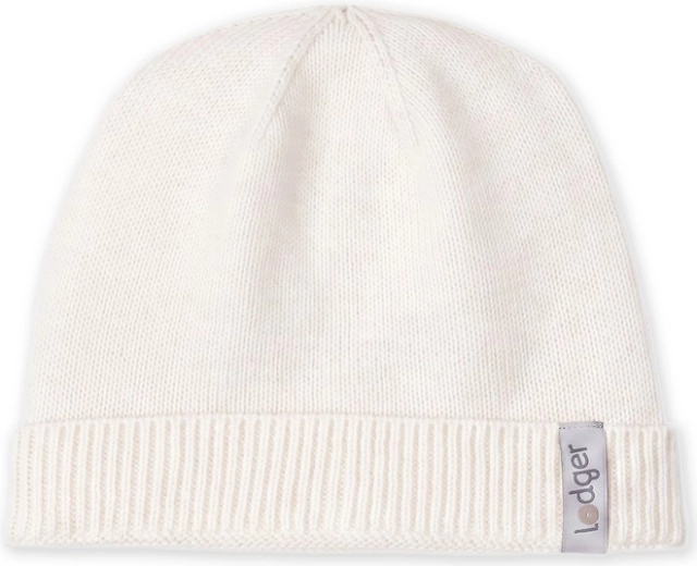 Lodger Merino-Mütze cream 0–6 Monate