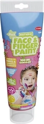 Boti Natural Rosa natürliche Farbe zum Finger- und Gesichtsmalen 100 ml