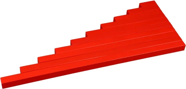 Moyo Montessori rote Stäbe – verkleinerte Version - 1 Stück