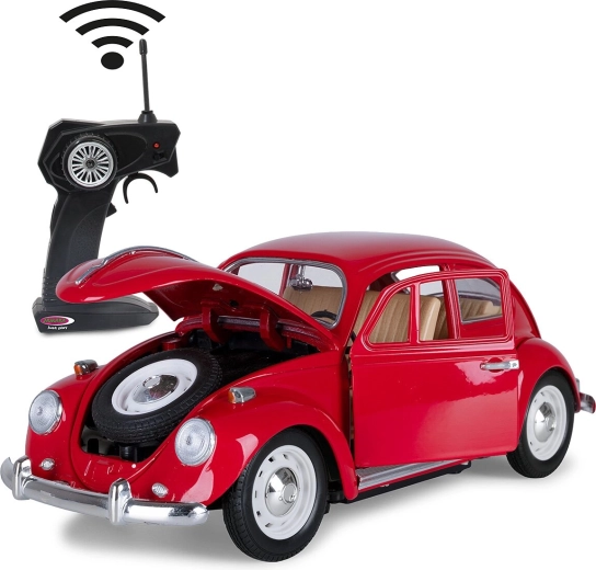 Jamara RC-Auto VW Beetle Die-Cast 1:18 rot 27 MHz – 1 Stück