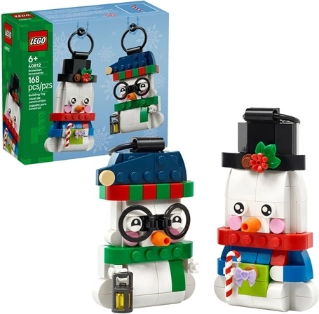 LEGO Iconic Schneemann-Ornamente