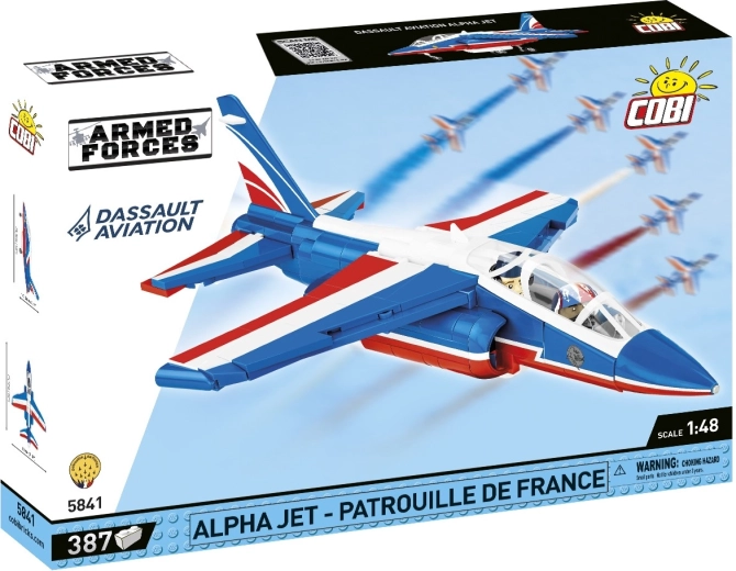 COBI Armed Forces Alpha Jet Patrouille de France 1:48 – Bausatz (387 Teile)