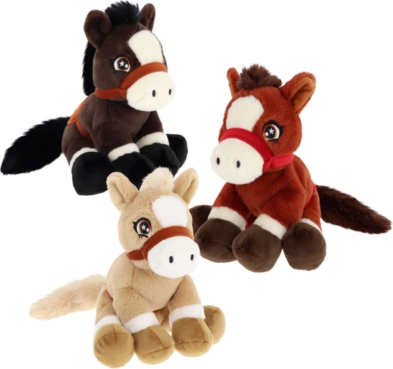 Keel Toys Keeleco braunes Pony aus Öko-Plüsch 22 cm