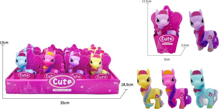 Gummipony 12 cm